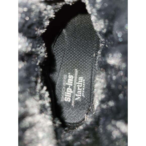 Skechers x Martha Stewart Easy Going Comfy Cool Boots Sz 8 Microsuede Black - Picture 6 of 11
